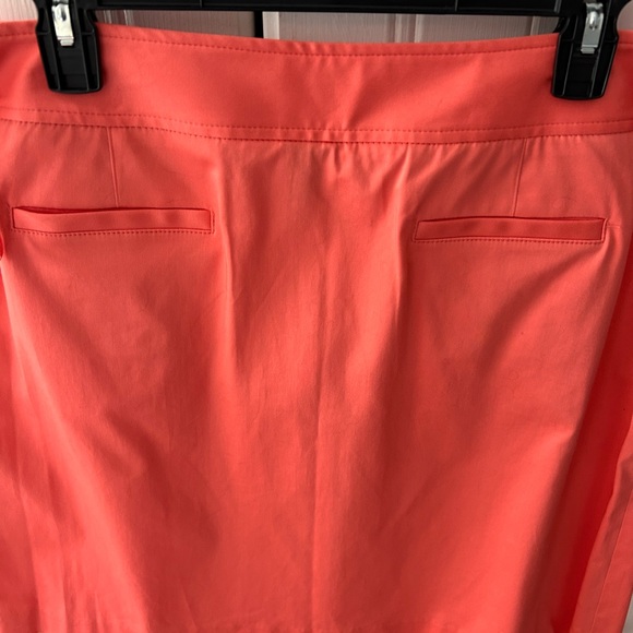 NWT Button-Front Coral Skirt by Anne Klein Design, Mid Knee Length - Picture 9 of 13